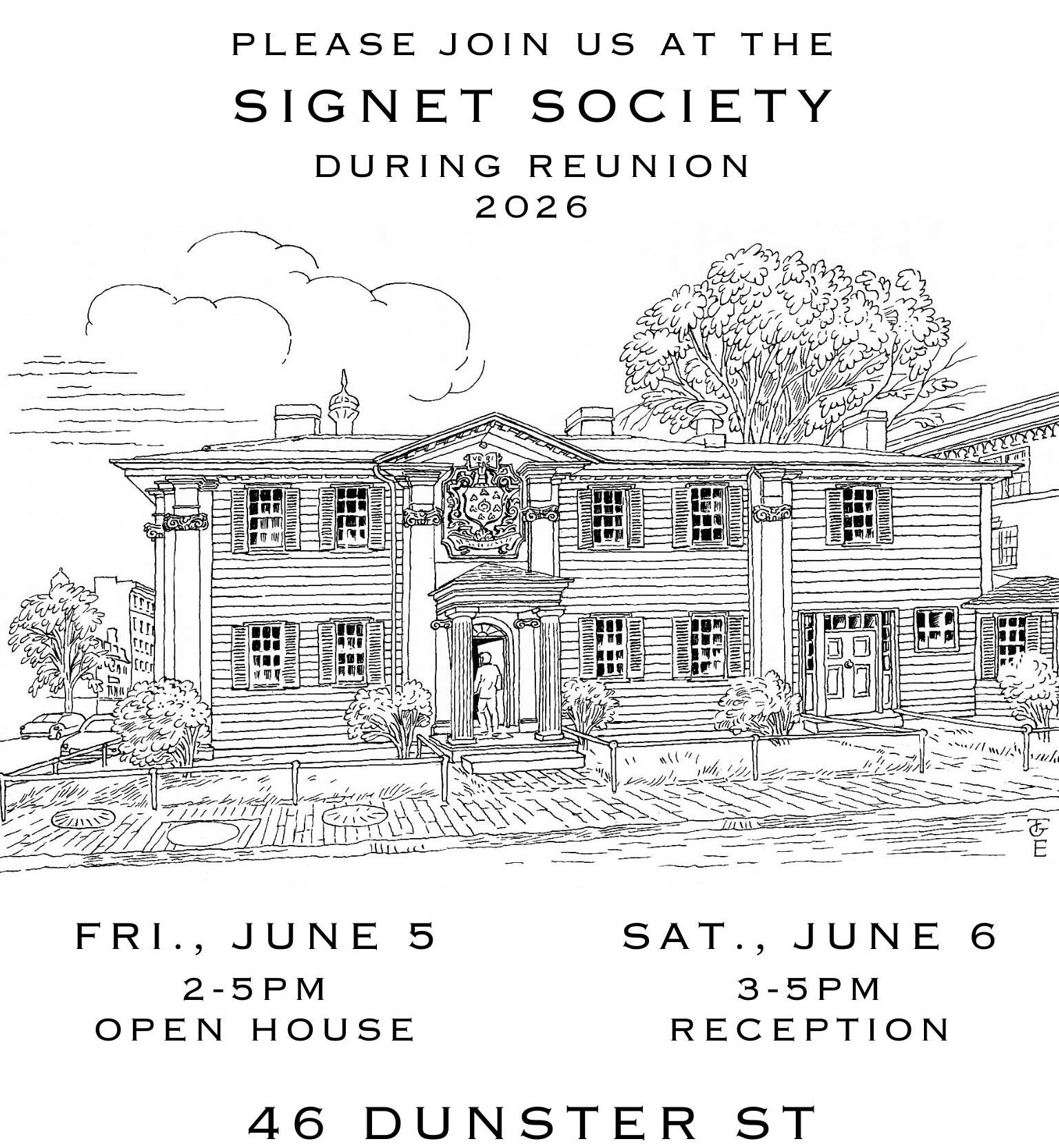 Invitation for reunion events